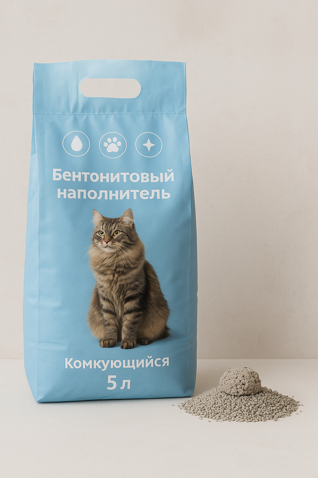 Бентонитовый наполнитель для кошек