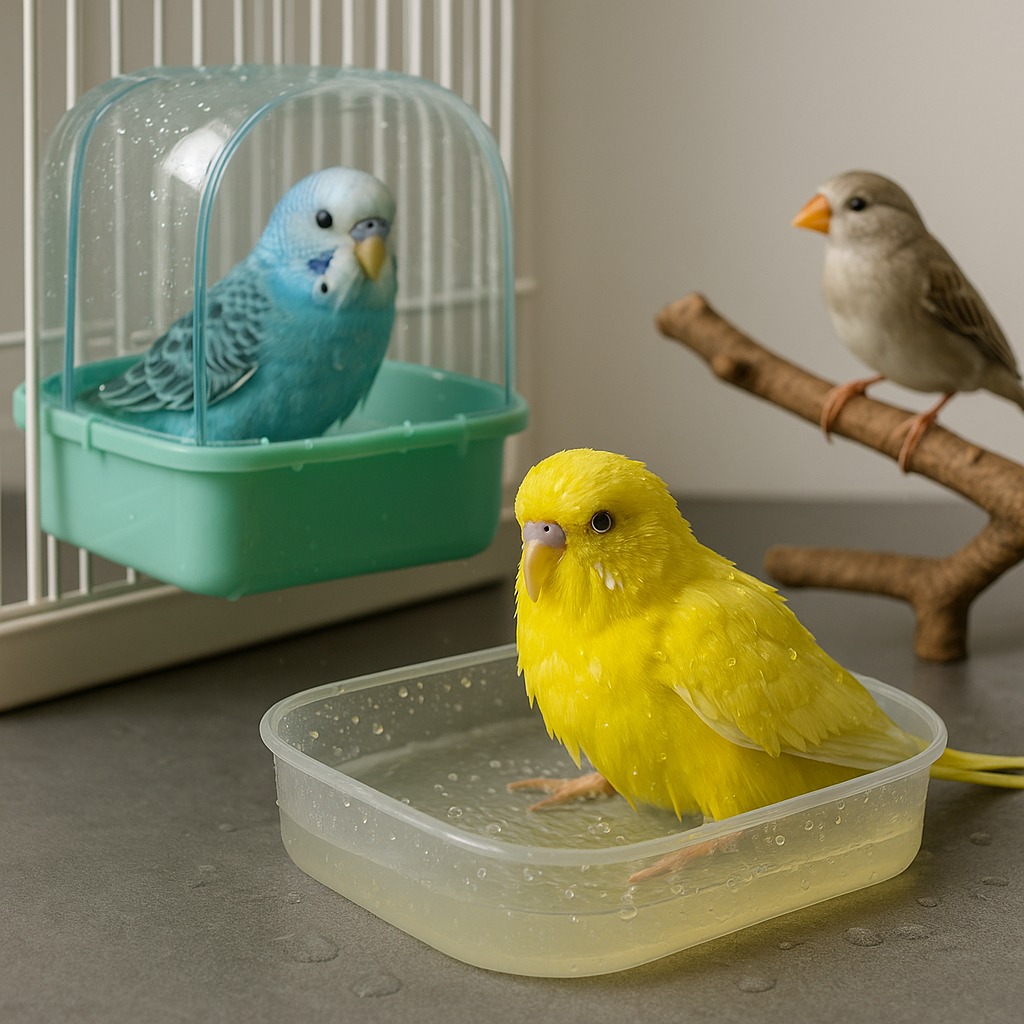 Купалка для декоративных птиц