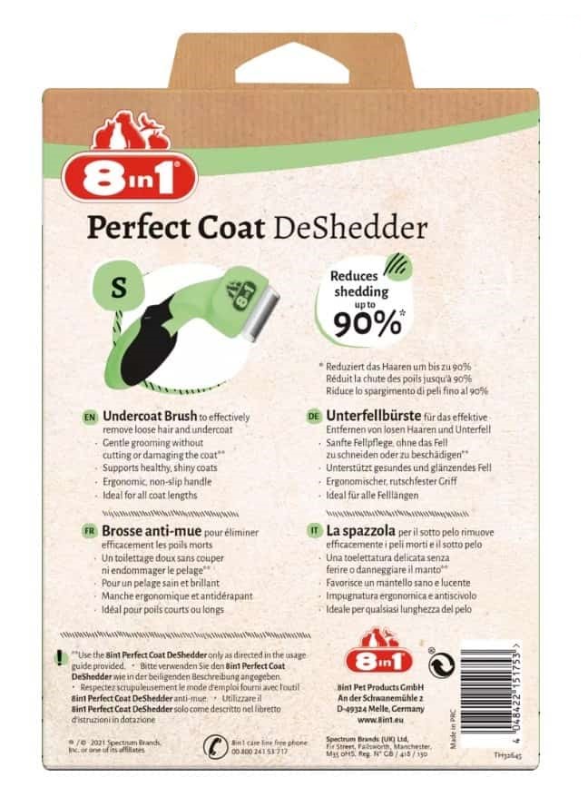 Дешеддер для собак 8in1 Perfect Coat DeShedder Dog