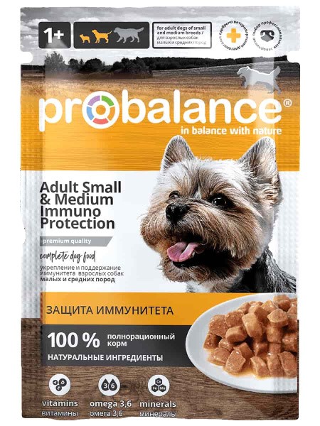 Влажный корм для собак ProBalance Adult Small&Medium
