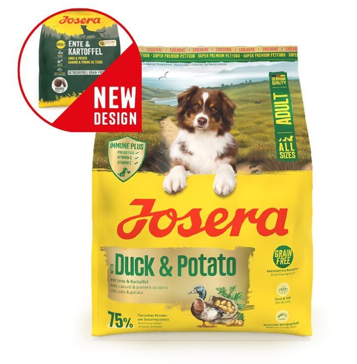 Сухой корм для собак Josera Duck & Potato