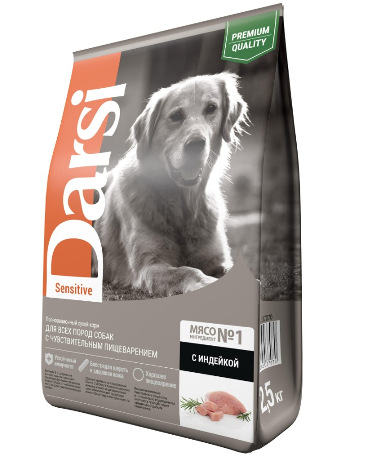 Сухой корм для собак Darsi Sensitive (индейка)