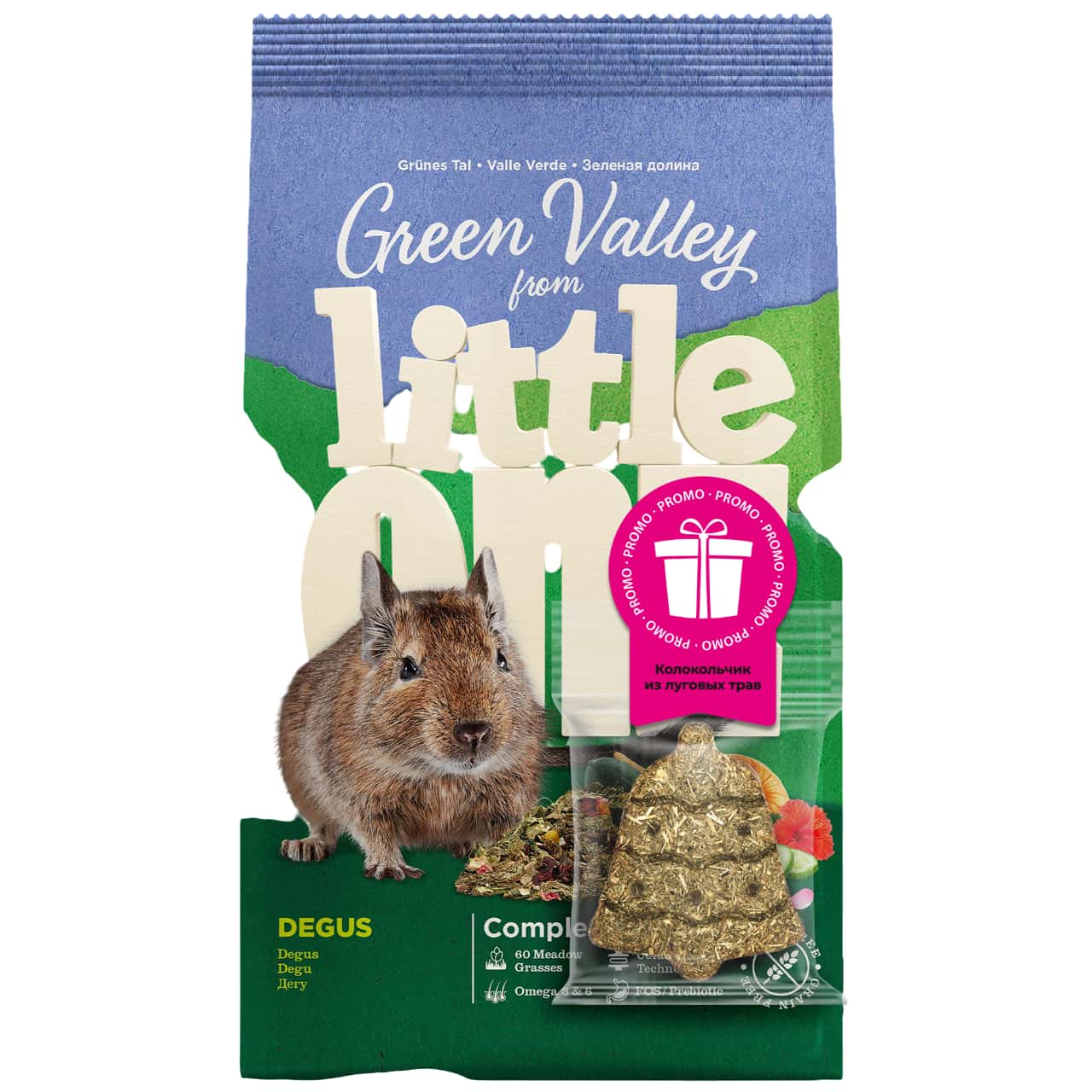 Корм для дегу Little One "Зеленая долина"