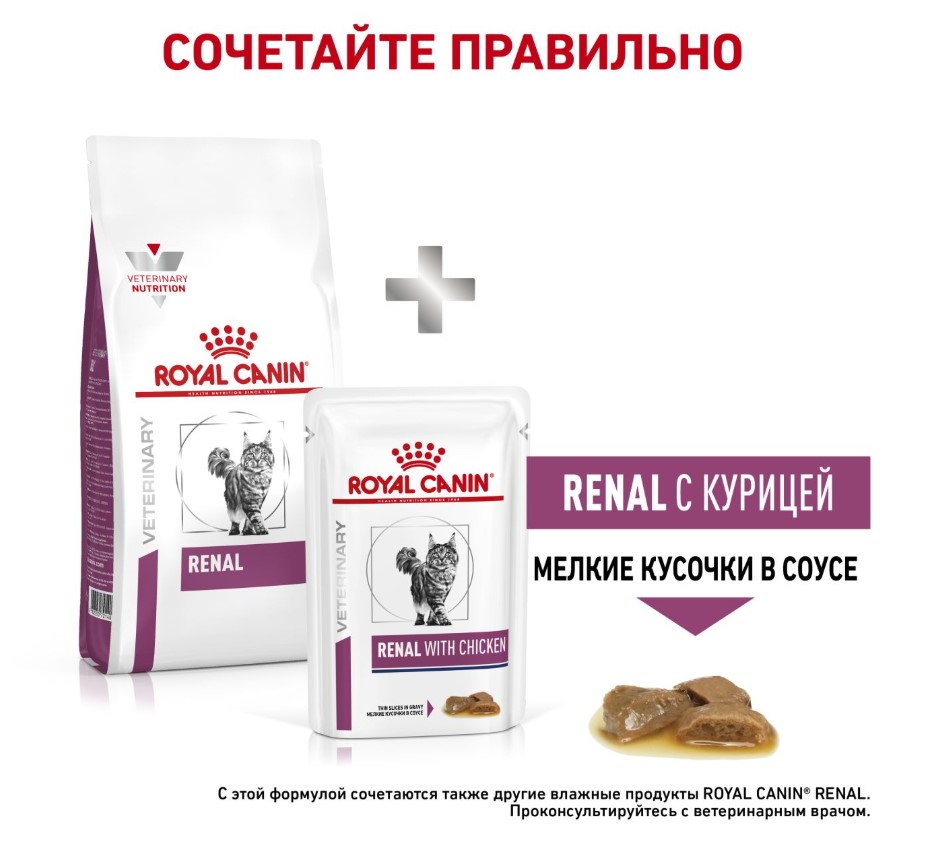 Сухой корм для кошек Royal Canin Renal Cat