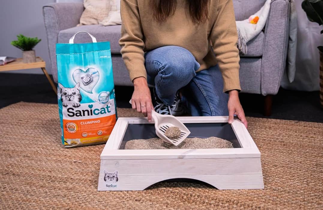 Наполнитель бентонитовый Sanicat Clumping Vainille-Mandarine (ваниль, мандарин)