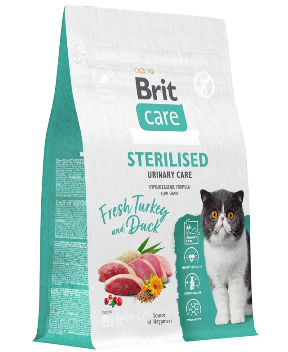 Сухой корм для кошек Brit Care Cat Sterilised Urinary Care