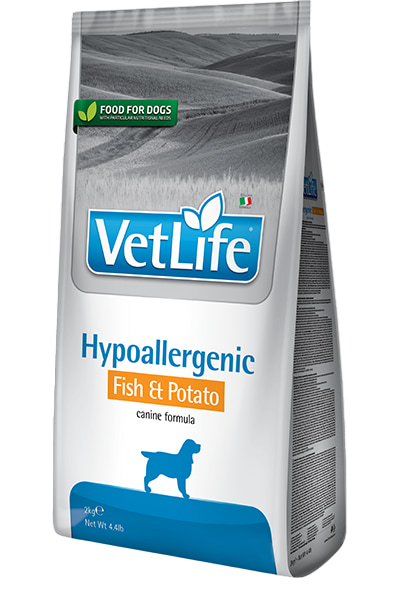 Сухой корм для собак Farmina Vet Life Dog Hypoallergenic Fisch & Potato