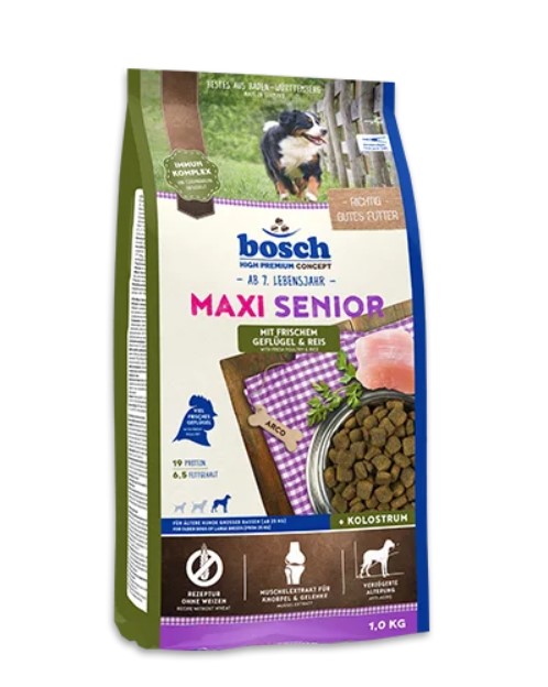 Сухой корм для пожилых собак крупных пород Bosch Maxi Senior
