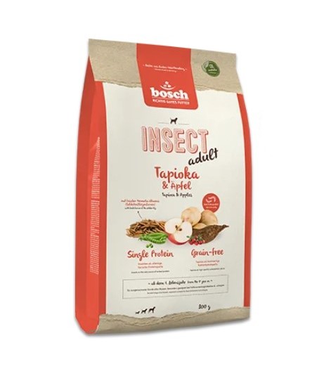 Сухой корм для собак Bosch Insect Adult (тапиока, яблоко)