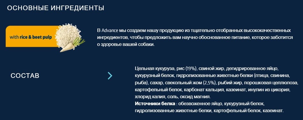 Сухой корм для собак Advance Veterinary Diets Renal