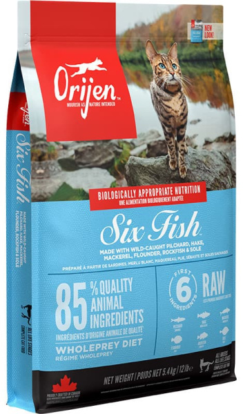Сухой корм для кошек ORIJEN CAT SIX FISH