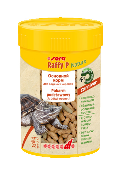 Корм для водных черепах SERA Raffy P