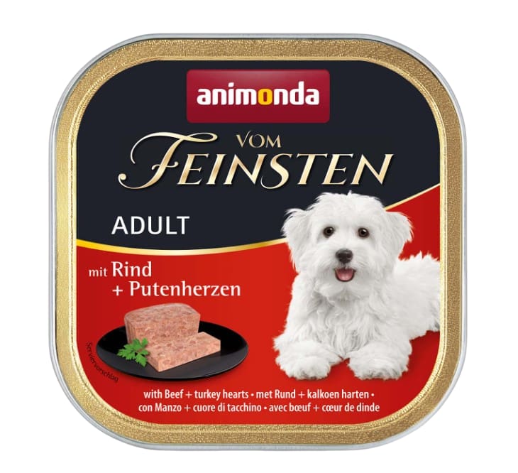 Влажный корм для собак Animonda Vom Feinsten Classic (сердце индейки и говядина)