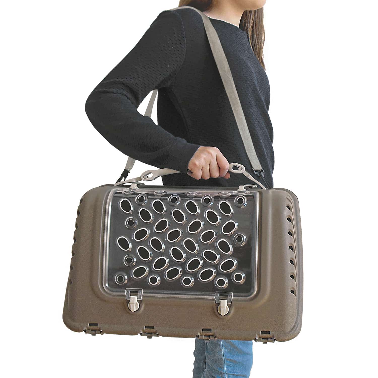 Переноска для животных MPS P-BAG с плечевым ремнем, облегченная