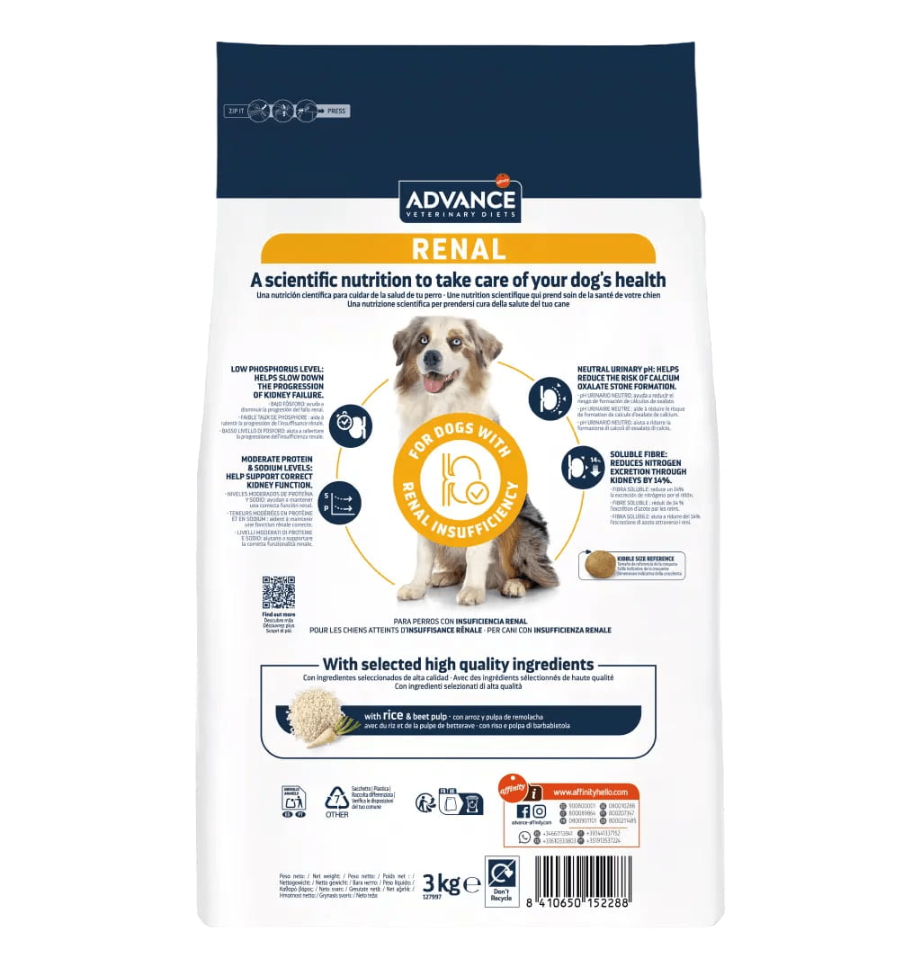 Сухой корм для собак Advance Veterinary Diets Renal