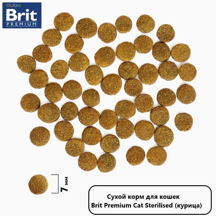 Сухой корм для кошек Brit Premium Cat Sterilised (курица)