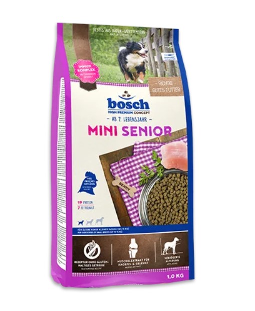 Сухой корм для пожилых собак мелких пород Bosch Mini Senior