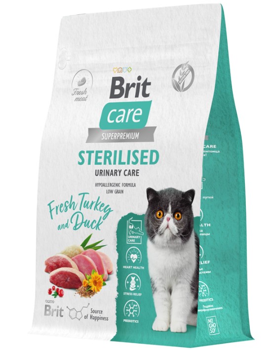 Сухой корм для кошек Brit Care Cat Sterilised Urinary Care