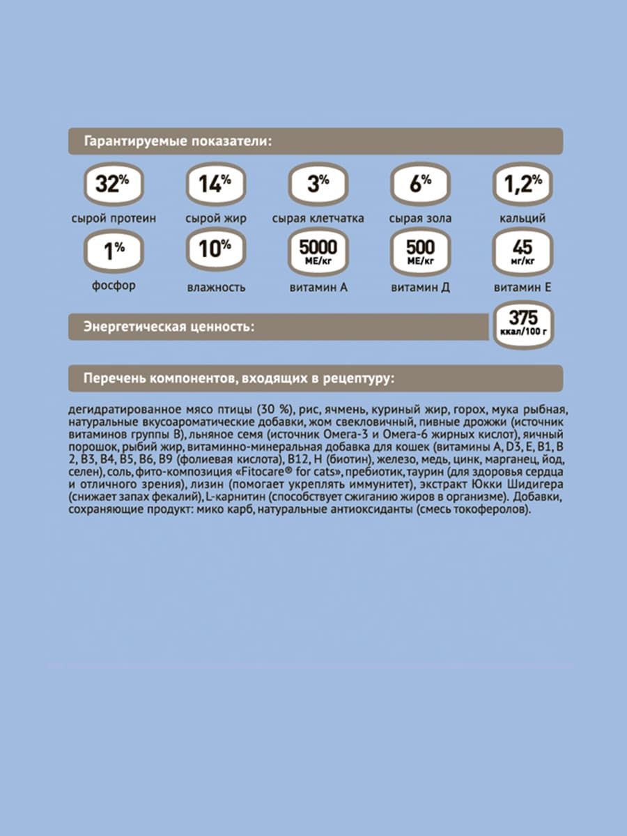 Сухой корм для кошек ProBalance Cat Hair&Beauty