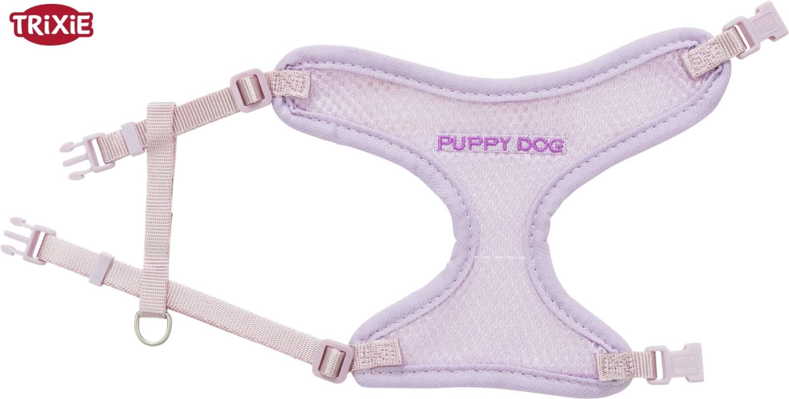Шлея с поводком для щенков TRIXIE Junior-soft (светло-лиловый)
