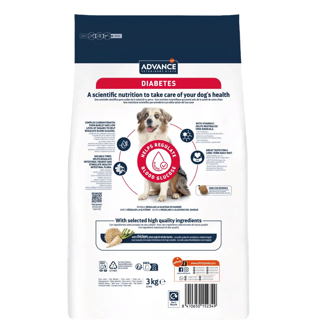 Сухой корм для собак Advance Veterinary Diets Diabetes