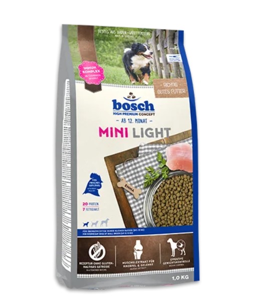 Сухой корм для собак мелких пород Bosch Mini Light