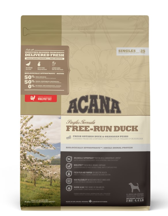 Сухой корм для собак ACANA FREE-RUN DUCK DOG