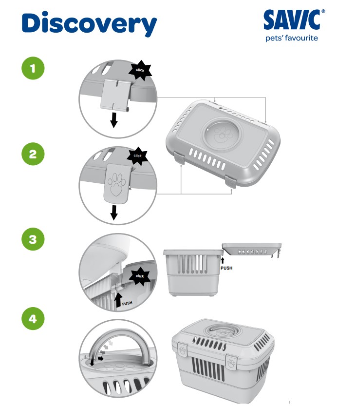 Переноска для кошек и собак SAVIC "Discovery 1"