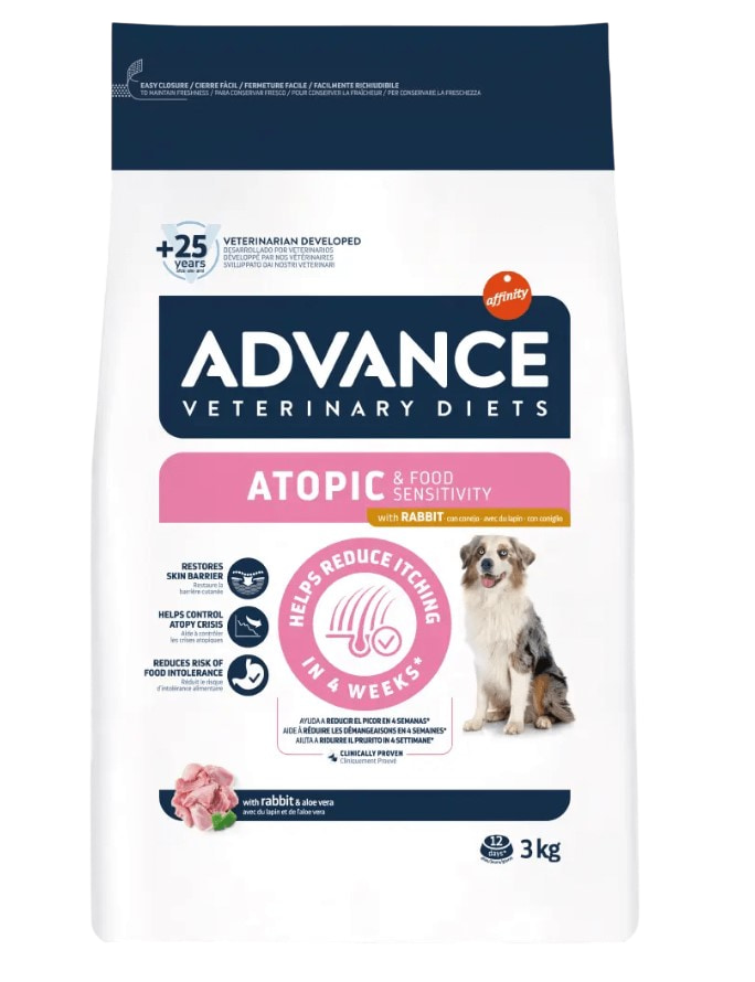 Сухой корм для собак Advance Veterinary Diets Atopic Rabbit & Peas