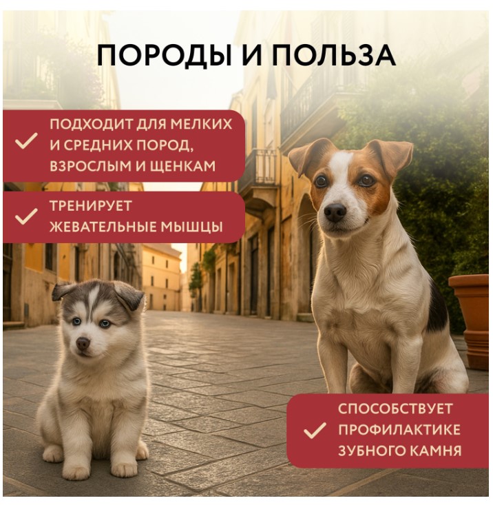 Лакомство для собак Мнямс Деликатес Пармская косточка 