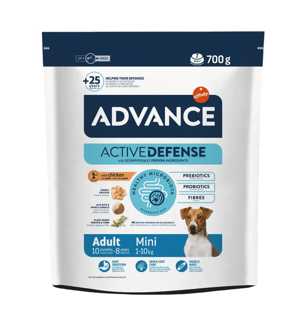 Сухой корм для собак мелких пород Advance Dog Adult Mini (курица)