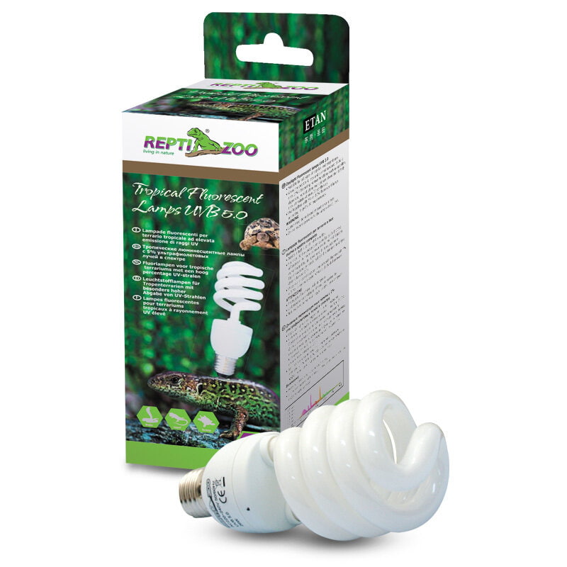 Лампа УФ для рептилий "Compact Tropical" 5.0