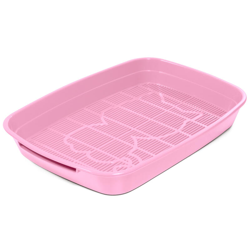 Туалет для кошек с сеткой малый Gamma Леопольд 340х260х50 мм