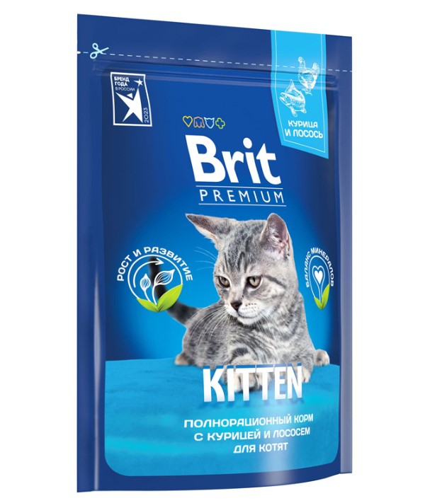 Сухой корм для котят Brit Premium Cat Kitten (курица)