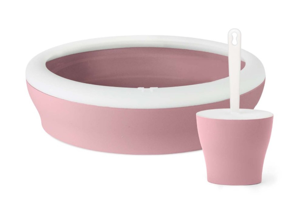 United Pets Лоток для кошек Vicci-Cat с совком и подставкой