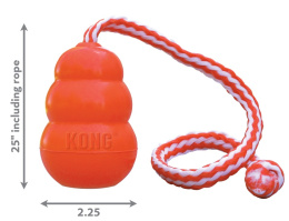 KONG Игрушка для собак Aqua with rope