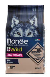 Сухой корм для собак Monge Dog BWild LG Adult All Breeds (гусь)