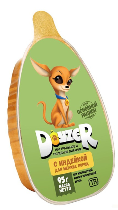 Консервы для собак мелких пород DOYZER Mini Adult Dog (индейка) (100 гр)