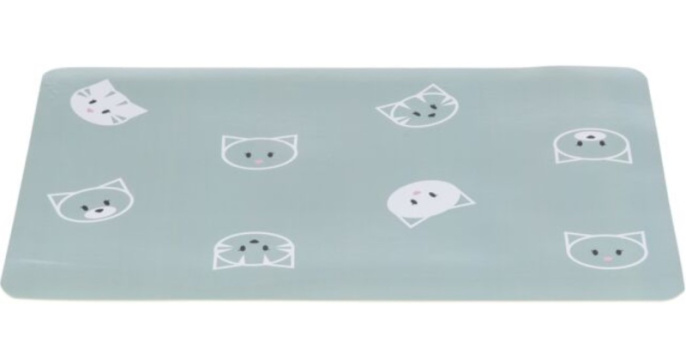 Подложка под миску для кошек Trixie Mimi Cat (шалфей) (44 х 28 см)