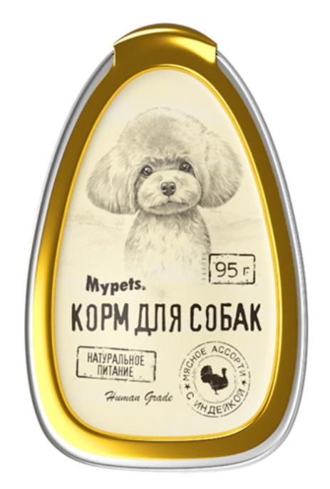 Консервы для собак Mypets Паштет Adult Dog (индейка) (95 гр)