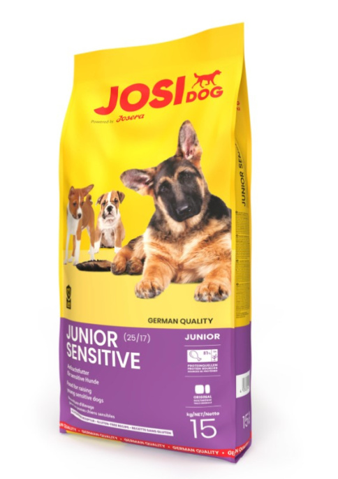 Сухой корм для щенков JosiDog Junior Sensitive (15 кг)
