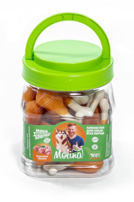 Molina Лакомство для собак Куриные ножки (400 г)