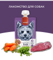 Лакомство для собак Wanpy Dog Мясное пюре из утки (90 гр)