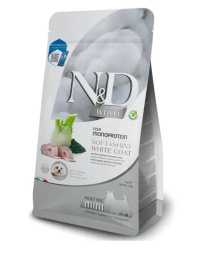 Сухой корм для собак Farmina N&D GF White Adult Mini (сибас, спирулина, фенхель)