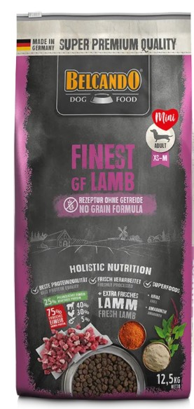 Сухой корм для собак Belcando Finest GF Adult Mini & Medium (ягненок) (12,5 кг)