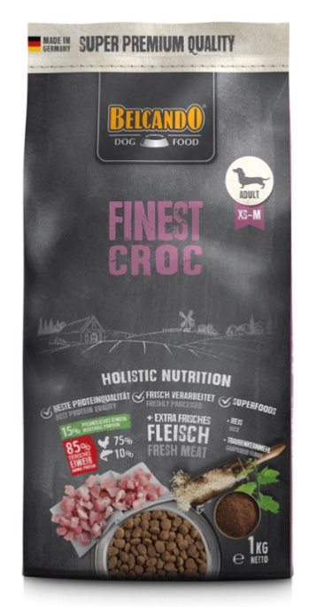 Сухой корм для собак Belcando Finest Croc Adult Mini & Medium (утка, печень) (1 кг)