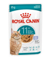 Влажный корм для пожилых кошек Royal Canin Ageing 11+ (кусочки в желе) (85гр.х12 шт)