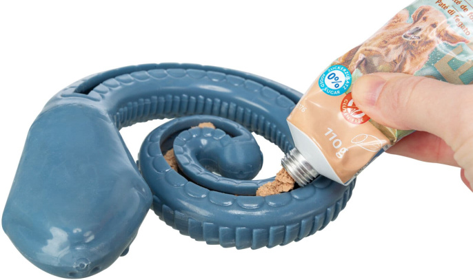 Игрушка для лакомств TRIXIE "Змейка", термопластичная резина (18 см)