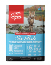 Сухой корм для кошек ORIJEN CAT SIX FISH