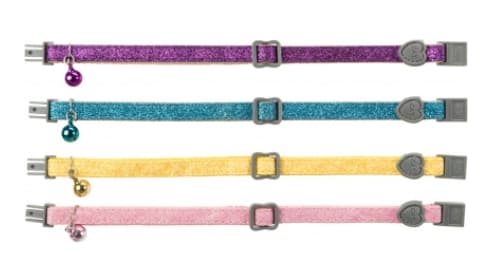 Ошейник для кошек с колокольчиком TRIXIE "Glitter" (19-32 см/1.5см)